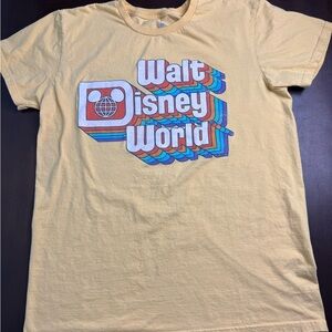 Disney Yellow Retro Walt Disney World Tee